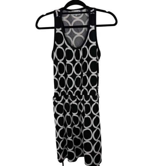 Mud Pie Black with white circles summer dress- size S - Picture 1 of 9
